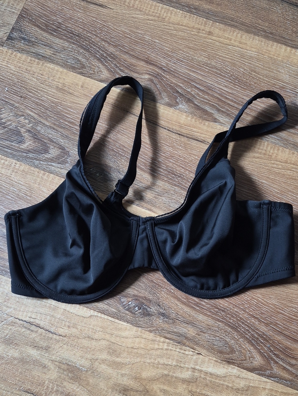 Wacoal Black Smooth Coverage Underwire Support T-Shirt Bra Style 855352 Size 40C